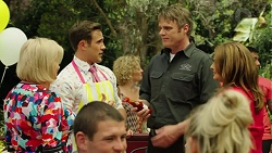 Sheila Canning, Aaron Brennan, Gary Canning, Terese Willis in Neighbours Episode 7549
