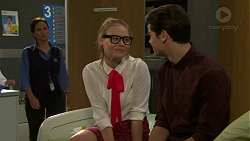 Olive Murray, Xanthe Canning, Ben Kirk in Neighbours Episode 7549