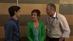 David Tanaka, Susan Kennedy, Karl Kennedy in Neighbours Episode 