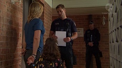 Steph Scully, Nell Rebecchi, Mark Brennan in Neighbours Episode 