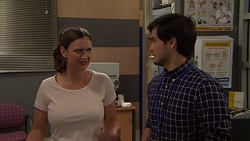 Amy Williams, David Tanaka in Neighbours Episode 7558