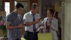 Ben Kirk, Toadie Rebecchi, Susan Kennedy in Neighbours Episode 7558