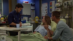 David Tanaka, Sonya Rebecchi, Mark Brennan in Neighbours Episode 