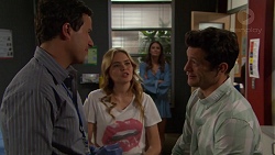Dr Rob Carson, Xanthe Canning, Finn Kelly in Neighbours Episode 7571