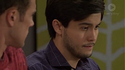 Aaron Brennan, David Tanaka in Neighbours Episode 7571