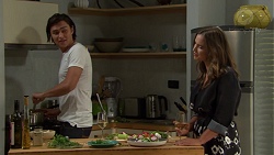 Leo Tanaka, Amy Williams in Neighbours Episode 7572