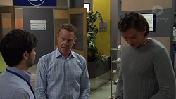 David Tanaka, Paul Robinson, Leo Tanaka in Neighbours Episode 