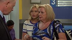 Clive Gibbons, Xanthe Canning, Sheila Canning in Neighbours Episode 