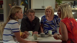 Xanthe Canning, Gary Canning, Sheila Canning, Brooke Butler in Neighbours Episode 7578