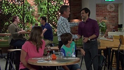 Amy Williams, Jimmy Williams, Paul Robinson, David Tanaka in Neighbours Episode 7579