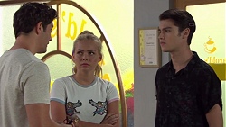 Finn Kelly, Xanthe Canning, Ben Kirk in Neighbours Episode 7582