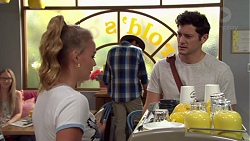 Xanthe Canning, Shane Rebecchi, Finn Kelly in Neighbours Episode 