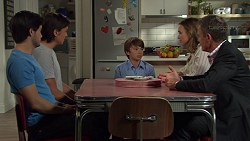 David Tanaka, Leo Tanaka, Jimmy Williams, Amy Williams, Paul Robinson in Neighbours Episode 7585