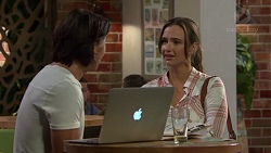 Leo Tanaka, Amy Williams in Neighbours Episode 7586