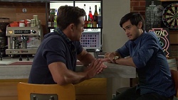 Aaron Brennan, David Tanaka in Neighbours Episode 7587