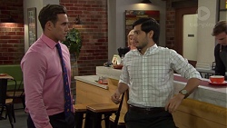 Aaron Brennan, David Tanaka in Neighbours Episode 7588