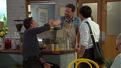 Paul Robinson, Shane Rebecchi, David Tanaka in Neighbours Episode 7590