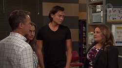 Paul Robinson, Amy Williams, Leo Tanaka, Terese Willis in Neighbours Episode 7596