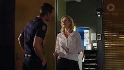 Mark Brennan, Ellen Crabb in Neighbours Episode 7596