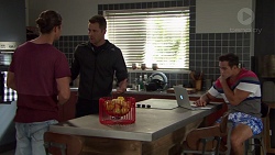 Tyler Brennan, Mark Brennan, Aaron Brennan in Neighbours Episode 