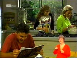 Michael Martin, Debbie Martin, Helen Daniels in Neighbours Episode 2108