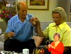 Len Mangel, Helen Daniels in Neighbours Episode 