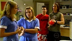 Janae Timmins, Bree Timmins, Stingray Timmins, Dylan Timmins in Neighbours Episode 