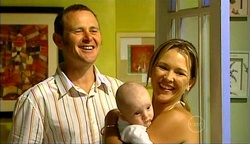 Max Hoyland, Charlie Hoyland, Steph Scully in Neighbours Episode 