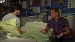 David Tanaka, Aaron Brennan in Neighbours Episode 7600