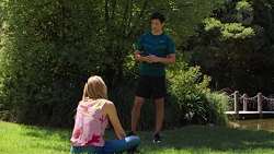 Xanthe Canning, Finn Kelly in Neighbours Episode 