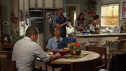 Shane Rebecchi, Dipi Rebecchi, Mishti Sharma, Toadie Rebecchi, Yashvi Rebecchi in Neighbours Episode 7602