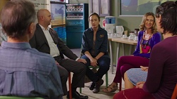 Buddy Telford, Sonya Rebecchi, Myra Blumberg in Neighbours Episode 7606