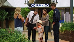 Steph Scully, Toadie Rebecchi, Nell Rebecchi, Sonya Rebecchi, Mark Brennan in Neighbours Episode 