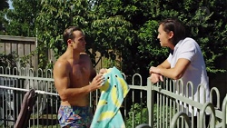 Aaron Brennan, Leo Tanaka in Neighbours Episode 7613