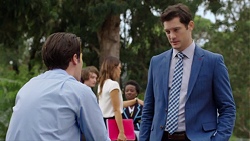 Ben Kirk, Elly Conway, Finn Kelly in Neighbours Episode 7614