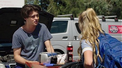 Ben Kirk, Xanthe Canning in Neighbours Episode 7615