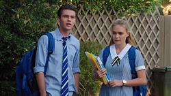 Ben Kirk, Xanthe Canning in Neighbours Episode 