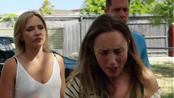 Steph Scully, Mark Brennan, Sonya Rebecchi in Neighbours Episode 