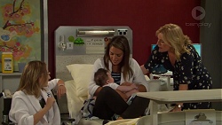 Piper Willis, Paige Novak, Gabriel Smith, Lauren Turner in Neighbours Episode 