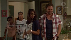 Kirsha Rebecchi, Yashvi Rebecchi, Dipi Rebecchi, Shane Rebecchi in Neighbours Episode 