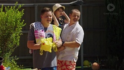 Callum Rebecchi, Nell Rebecchi, Toadie Rebecchi in Neighbours Episode 