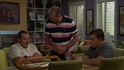 Toadie Rebecchi, Karl Kennedy, Callum Rebecchi in Neighbours Episode 