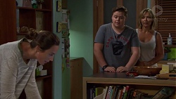 Sonya Rebecchi, Callum Rebecchi, Steph Scully in Neighbours Episode 