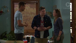 Mark Brennan, Callum Rebecchi, Sonya Rebecchi in Neighbours Episode 