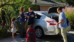 Nell Rebecchi, Sonya Rebecchi, Callum Rebecchi, Toadie Rebecchi in Neighbours Episode 