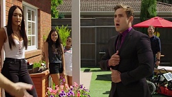 Mishti Sharma, Yashvi Rebecchi, Kirsha Rebecchi, Aaron Brennan, Shane Rebecchi in Neighbours Episode 7630