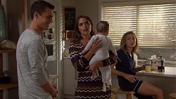 Jack Callahan, Paige Novak, Gabriel Smith, Piper Willis in Neighbours Episode 