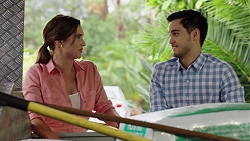 Amy Williams, David Tanaka in Neighbours Episode 