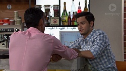 Tom Quill, David Tanaka in Neighbours Episode 7633
