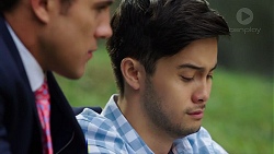 Aaron Brennan, David Tanaka in Neighbours Episode 7633